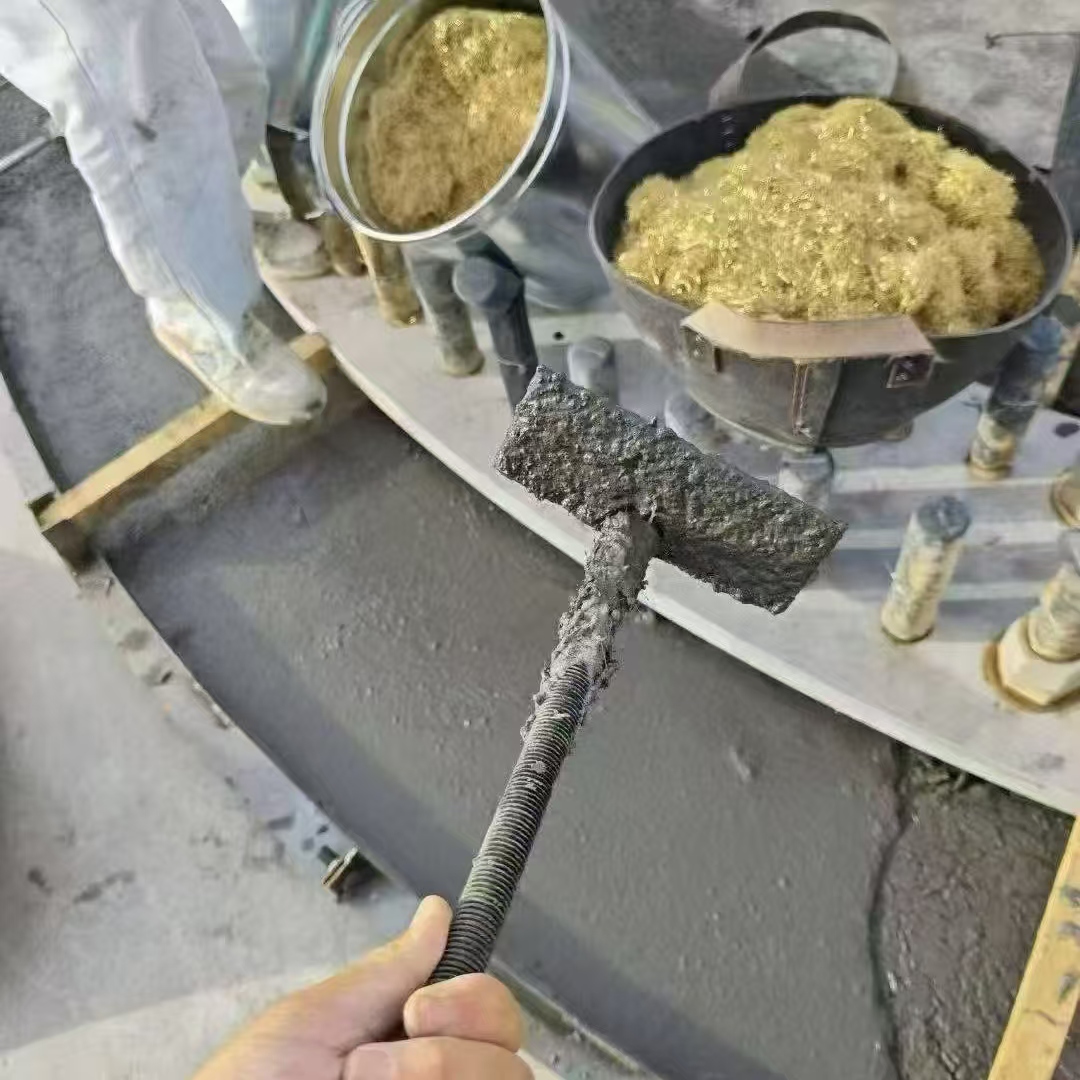 潜江C120钢纤维高强无收灌浆料 轧机压缩机汽轮机发电机锻压设备底座灌浆材料